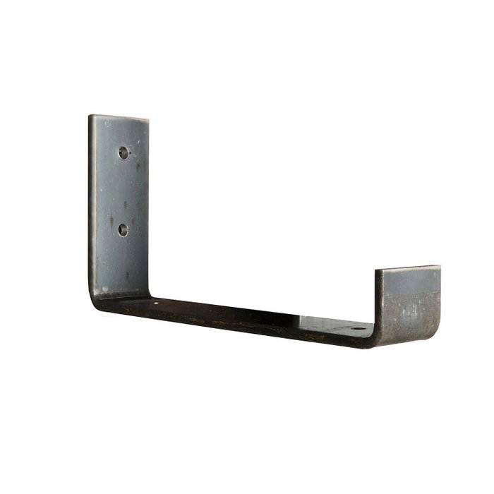 Hanah Home Estantería Decorativa de Pared Lam007 en Negro y Nogal